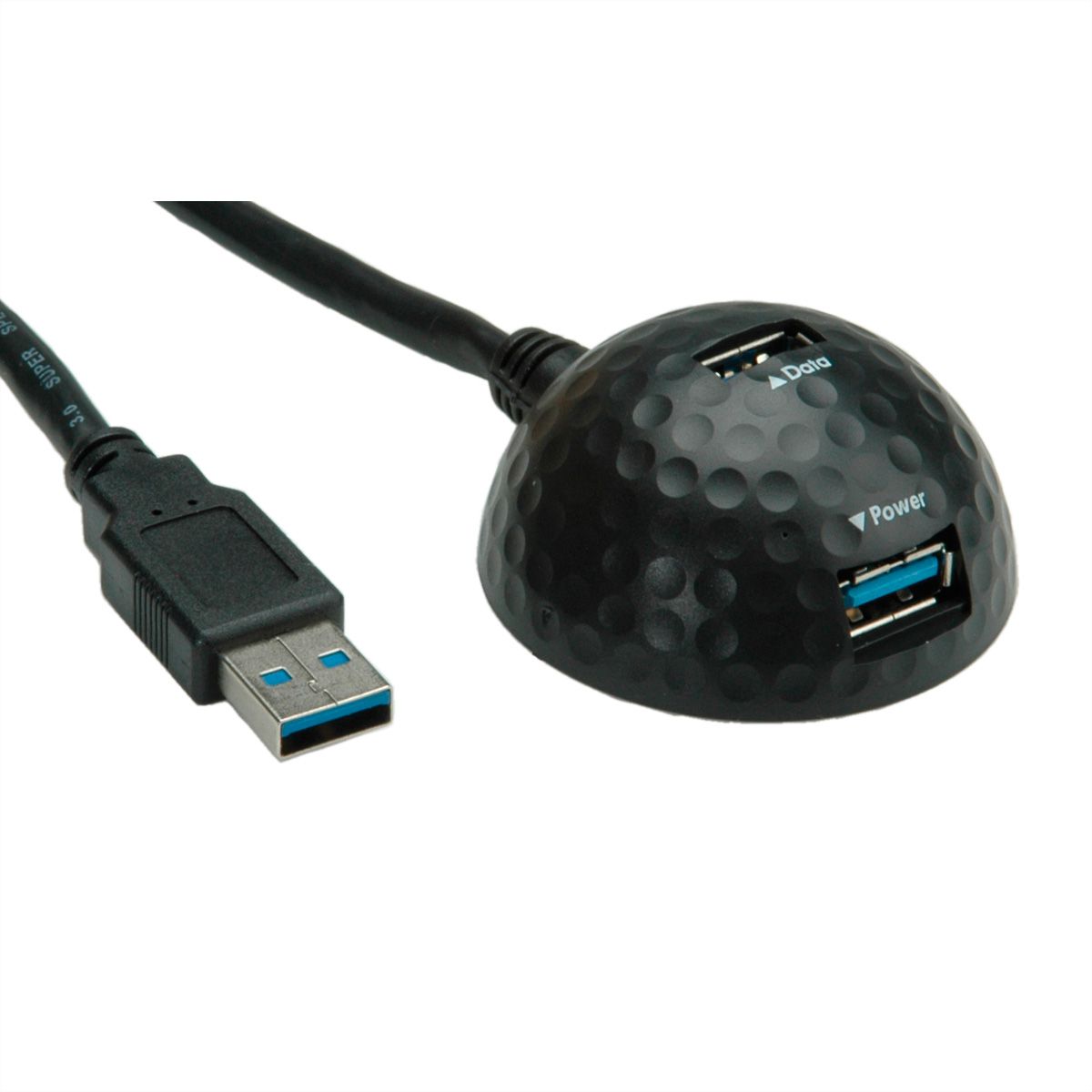 VALUE USB 3.2 Gen 1 Dockingkabel, Dome, schwarz, 1,5 m