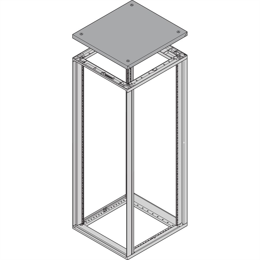 SCHROFF Dach angehoben - DACH ANGEHOBEN 600T RAL7021