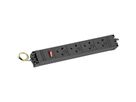 BACHMANN STEP BASE 4xUK 45° 1xSchalter GST18 inkl. Erdung, schwarz