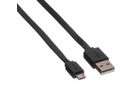 ROLINE USB 2.0 Kabel, USB A ST - Micro USB B ST, schwarz, 1 m