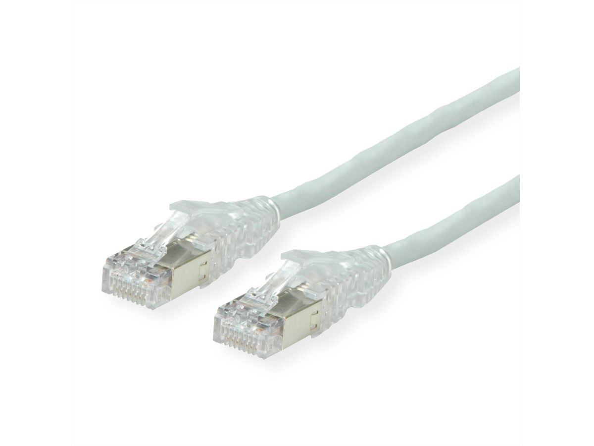 DÄTWYLER Patchkabel Kat.6A (Class EA) S/FTP, CU 7702 flex LSOH, AMP v2, gekreuzt, grau, 2 m