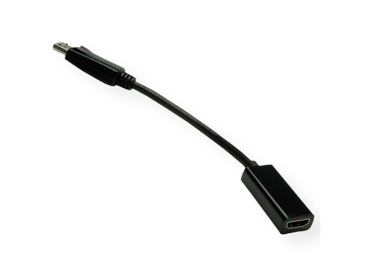 VALUE DisplayPort-HDMI Adapter, v1.2, DP Stecker-HDMI Buchse