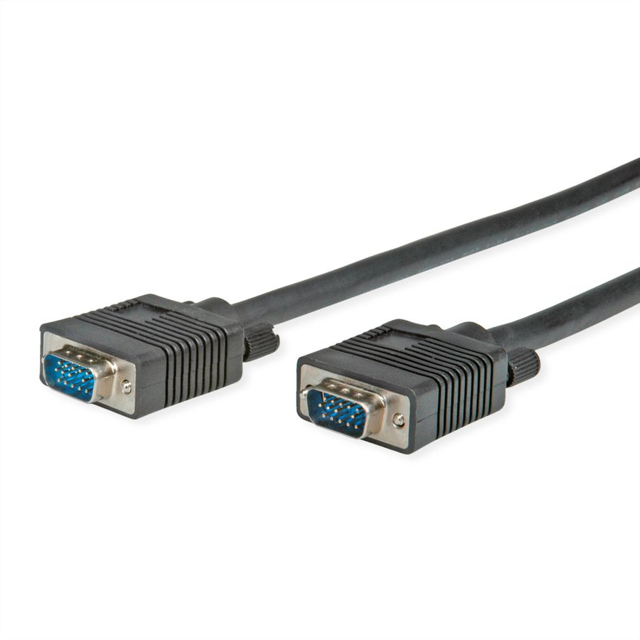 STANDARD SVGA Kabel HD15 ST - ST, schwarz, 10 m