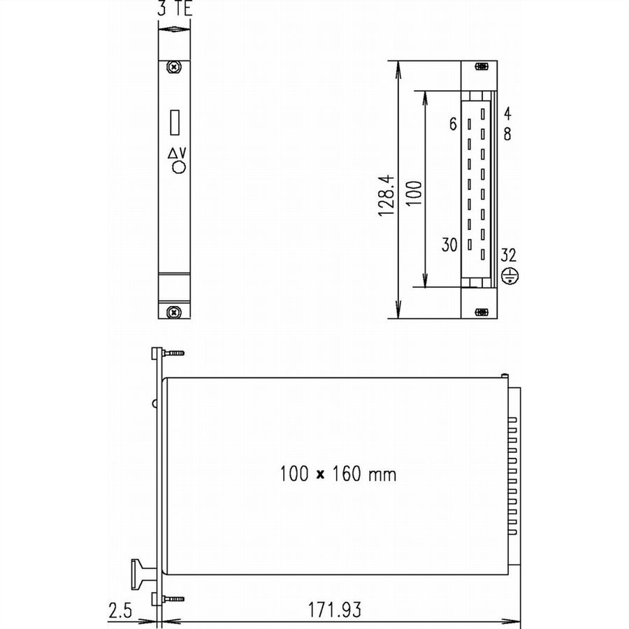 SCHROFF slimpower, 42 W, single - NETZGERAET SLE 105