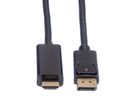 ROLINE DisplayPort Kabel DP - UHDTV, ST/ST, schwarz, 5 m