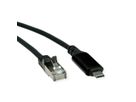 ROLINE USB 3.2 Gen 2 Typ C zu Gigabit Ethernet Konverterkabel, schwarz, 1 m