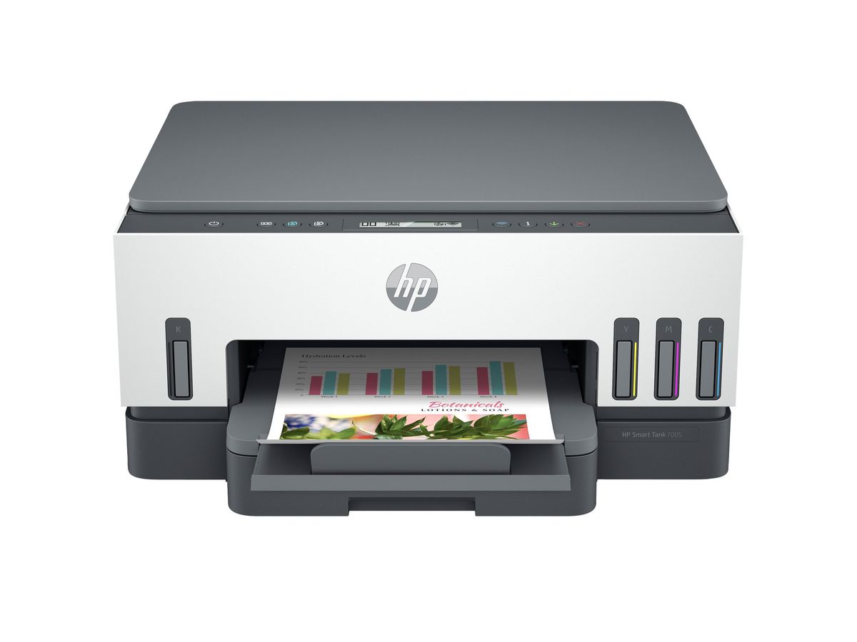 HP Smart Tank 7005 Wireless All-in-One Farbe Drucker, Beidseitiger Druck, Kopierer, Scanner