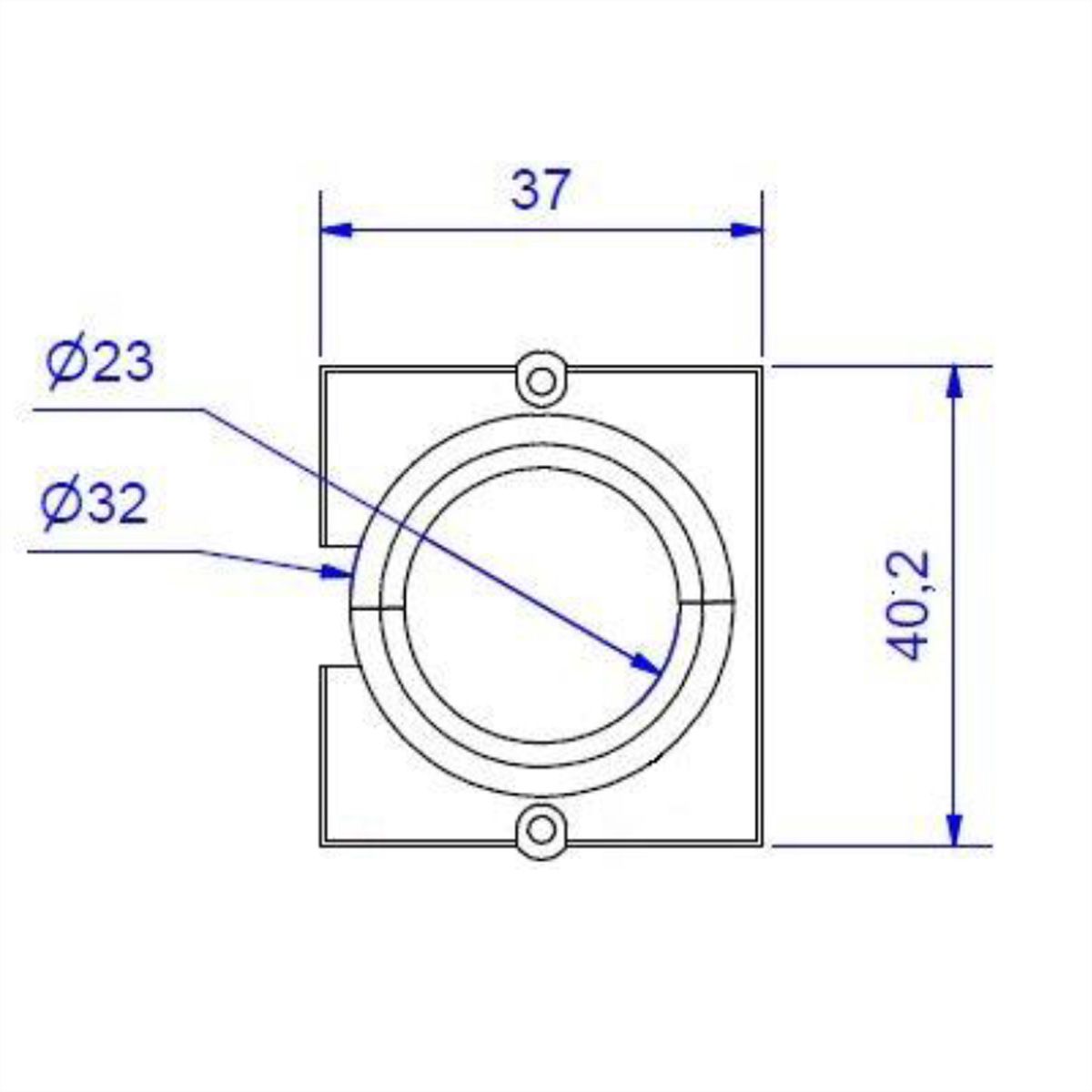 BACHMANN Custom Modul Kabeldurchführung VGA