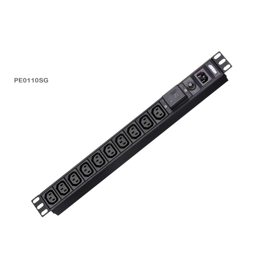 ATEN PE0110SG 1U 10A Basic PDU 10 Port