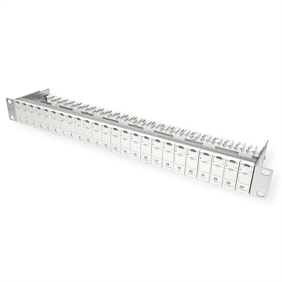 METZ CONNECT 19"-Panel 1HE Modulträger leer für 24 Module (E-DAT oder C6A)
