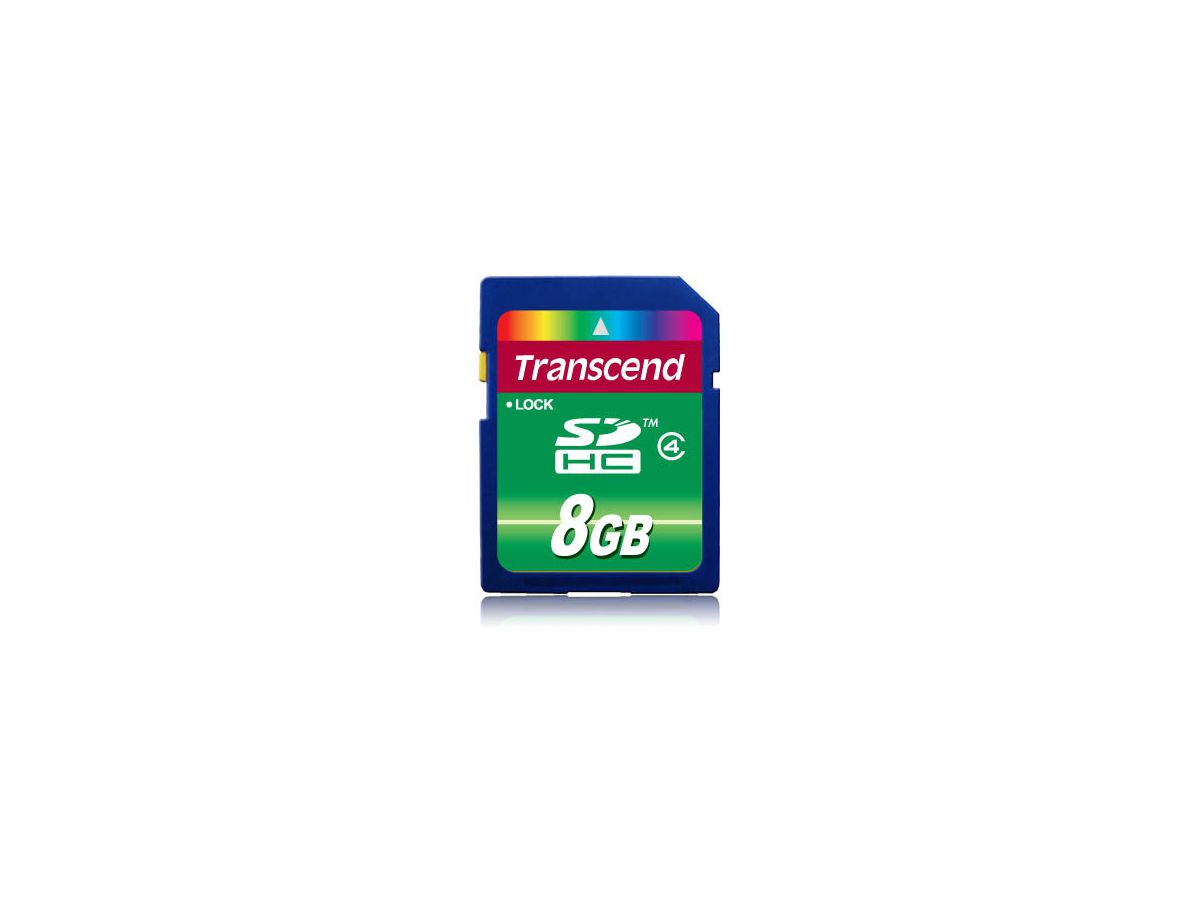 Transcend TS8GSDHC4 Speicherkarte 8 GB SDHC