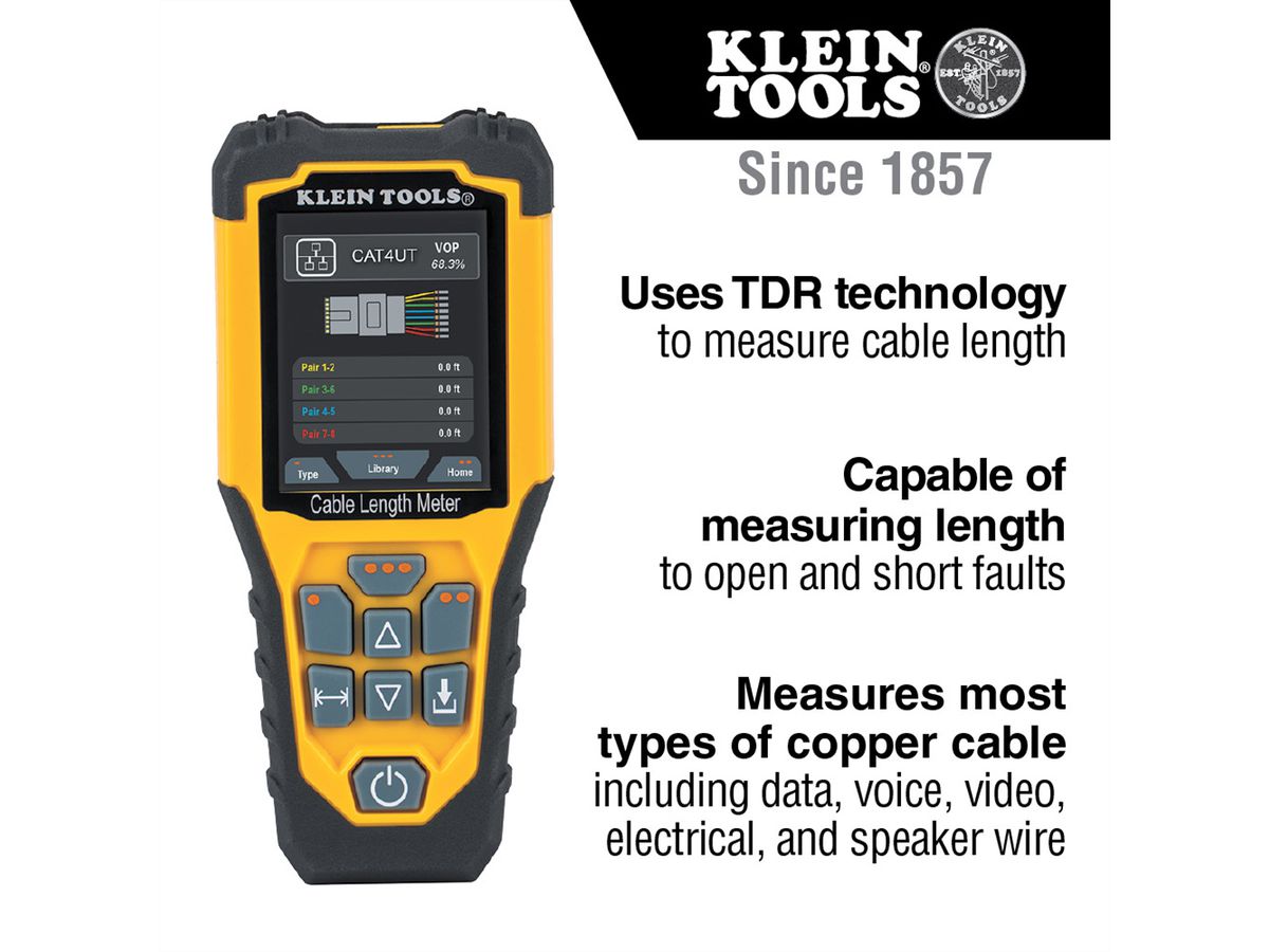 KLEIN TOOLS 501-915 TDR Kabellängenmessgerät