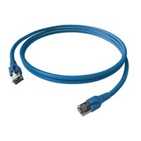 EasyLan FlexBoot Patchkabel Cat.6A, S/FTP, blau, 10 m