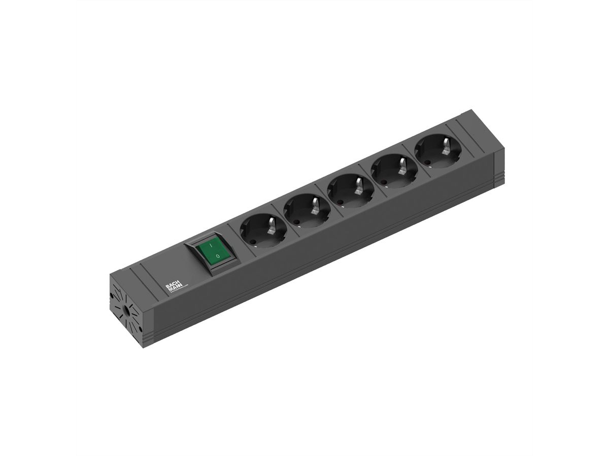 BACHMANN CONNECT LINE 5xSchutzkontakt, Schalter