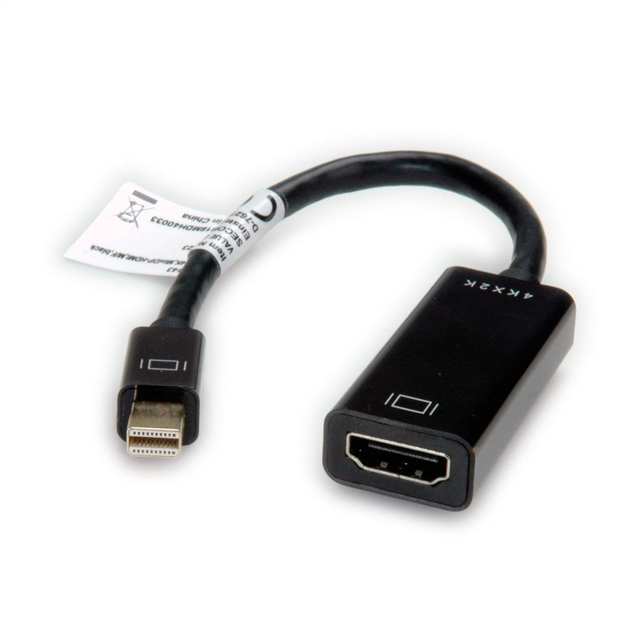 VALUE Mini DisplayPort-HDMI Adapter, v1.2, Mini DP ST - HDMI BU
