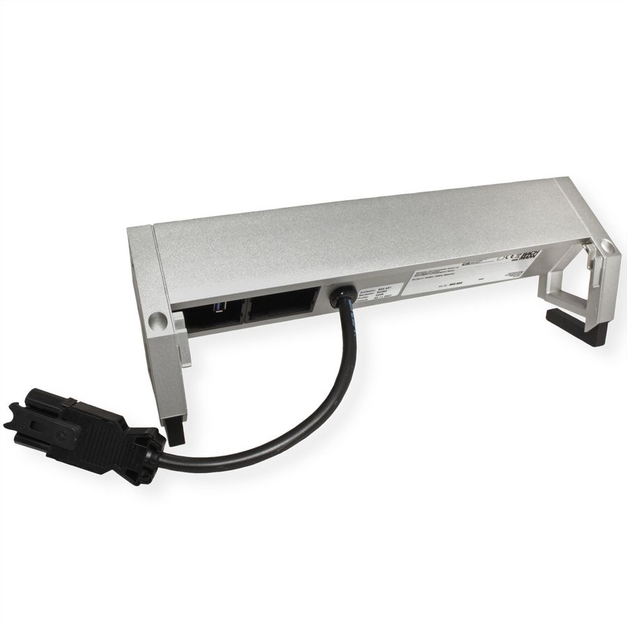 BACHMANN DESK2 3x Schutzkontakt, 2x CAT6, 1x HDMI, 1x USB 3.0, Zuleitung GST18 0,2m, INOX