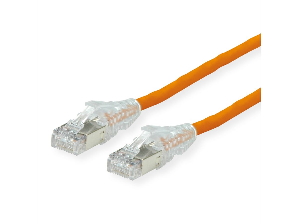 DÄTWYLER Patchkabel Kat.6A (Class EA) S/FTP, CU 7702 flex LSOH, AMP v2, orange, 15 m