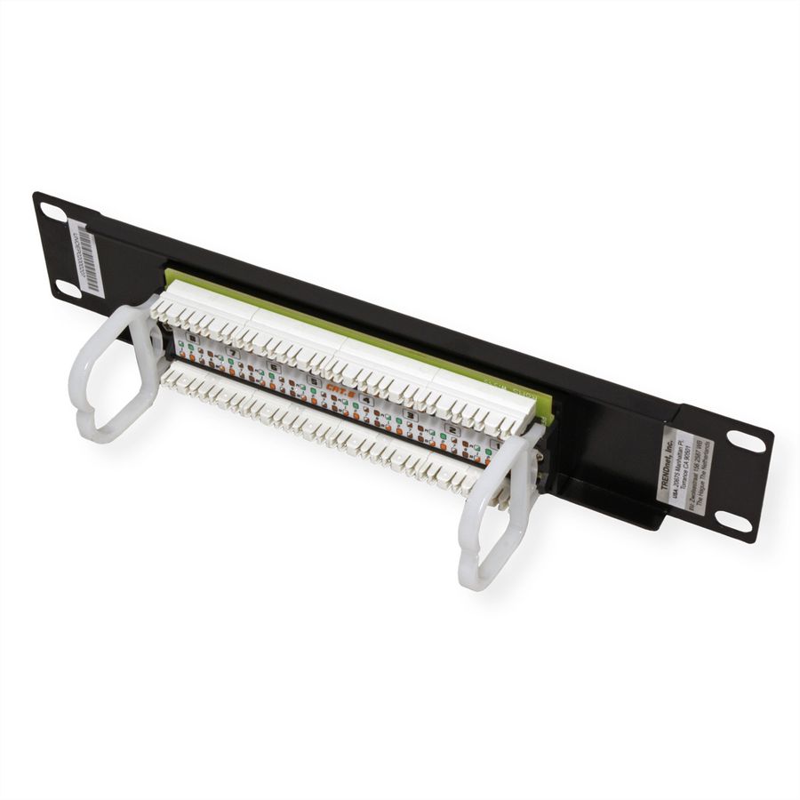 TRENDnet TC-P08C6 10" Patch Panel, 8-Port Cat. 6 Unshielded