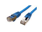 VALUE Patchkabel Kat.6 (Class E) S/FTP (PiMF), LSOH, blau, 1 m