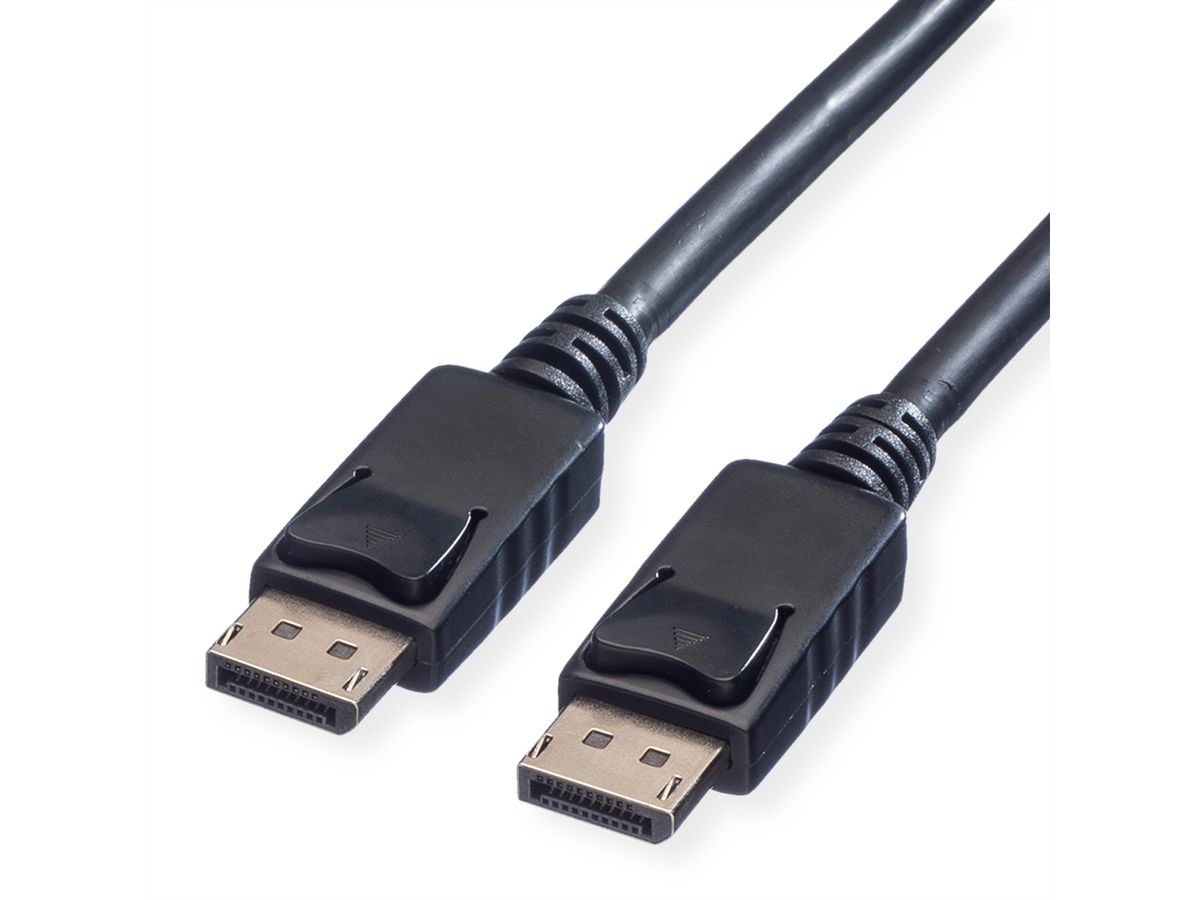 VALUE DisplayPort Kabel, DP ST - ST, LSOH, schwarz, 1,5 m