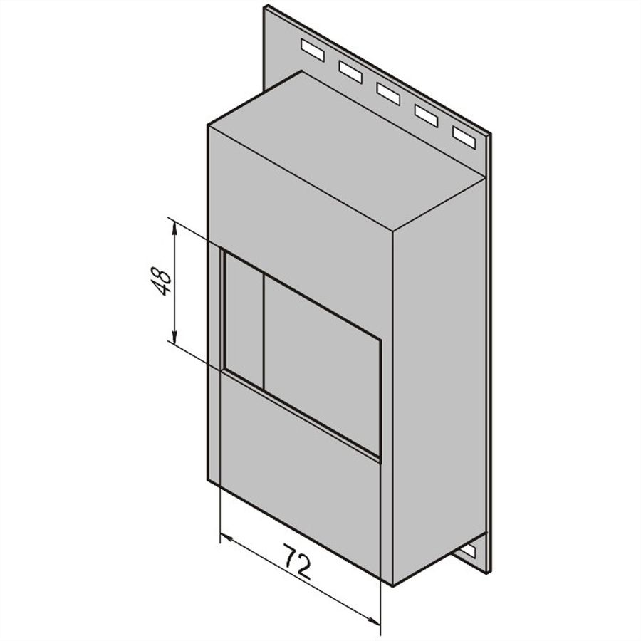 SCHROFF Kleinverteiler - KLEINVERTEILER F.4 SI-A.
