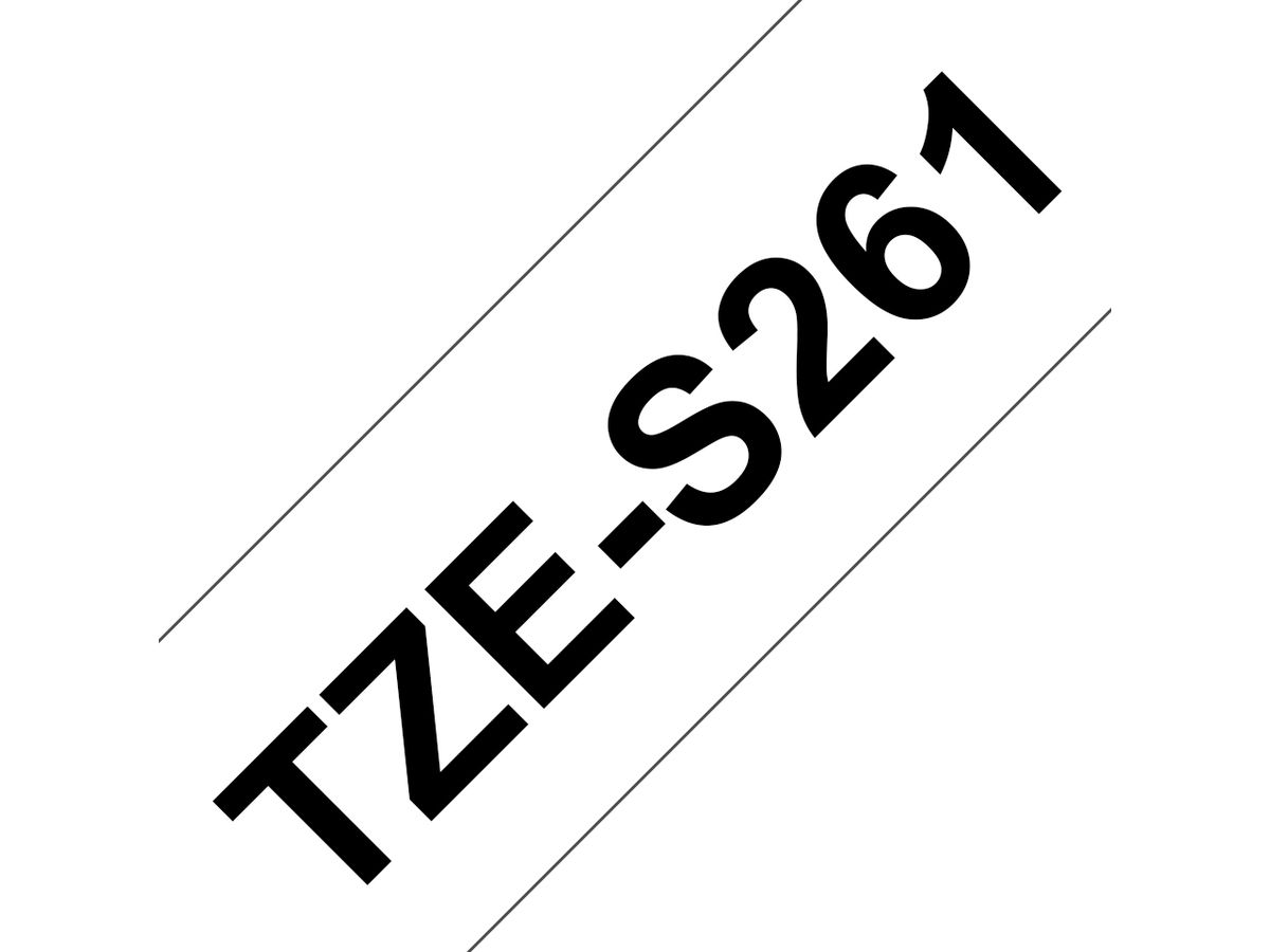 Brother TZE-S261 Etiketten erstellendes Band TZ
