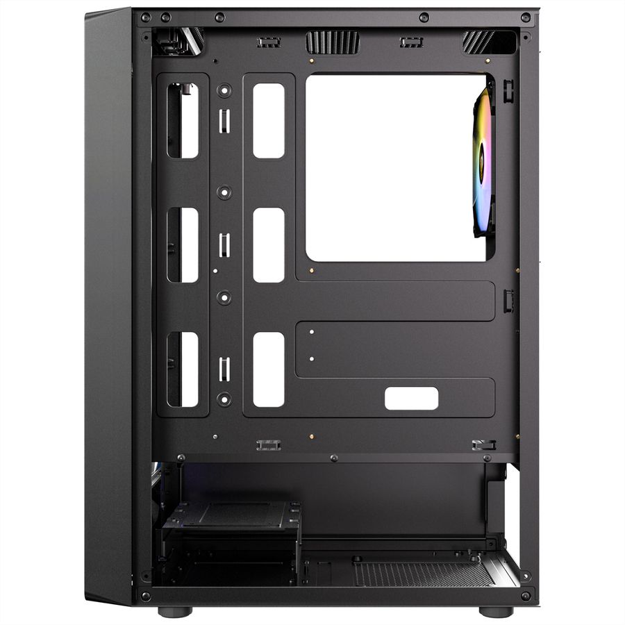 ANTEC AX26 RGB Elite PC Gehäuse Midi Tower Gaming ATX, schwarz