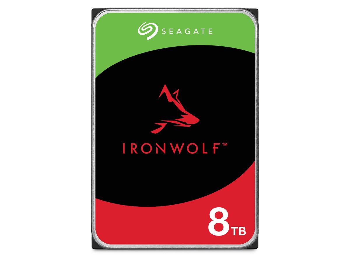 Seagate IronWolf ST8000VN004 Interne Festplatte 8 TB 7200 RPM 256 MB 3.5" Serial ATA III