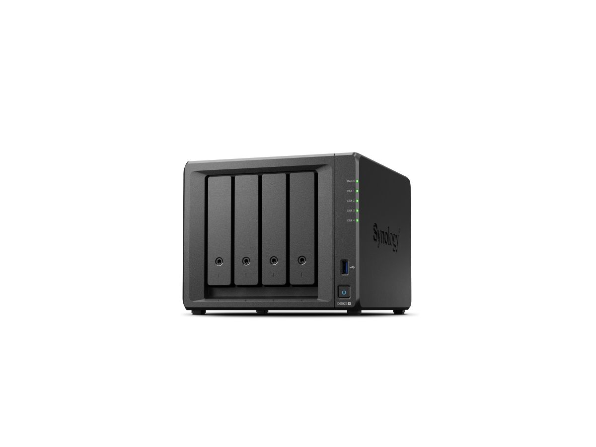 Synology DiskStation DS923+ NAS & Speicherserver Tower Eingebauter Ethernet-Anschluss Schwarz R1600