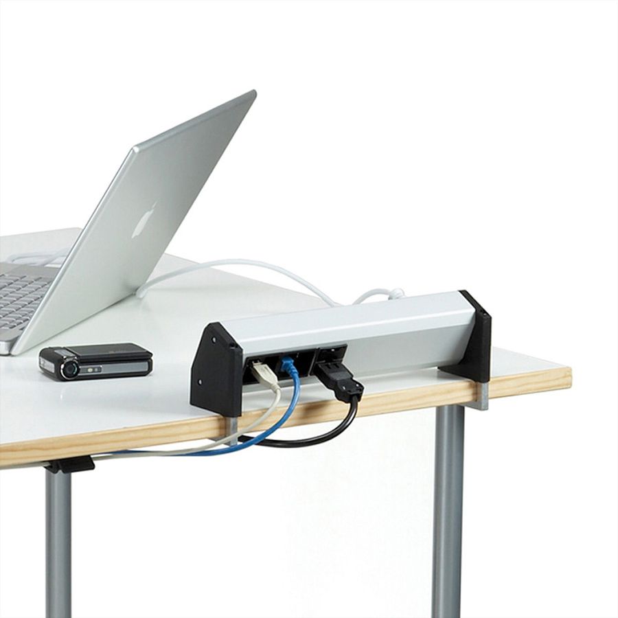 BACHMANN DESK 3x Schutzkontakt, 2x CAT6, 1x USB 3.0