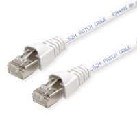 TELEGÄRTNER Patchkabel S/FTP, Cat.6A, LSOH, weiß, 2 m