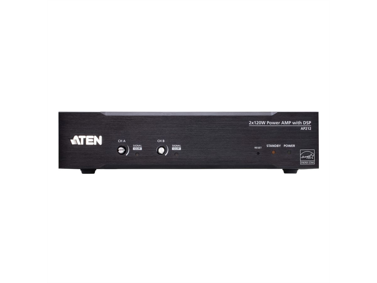 ATEN AP212 2 x 120W Leistungsverstärker mit DSP