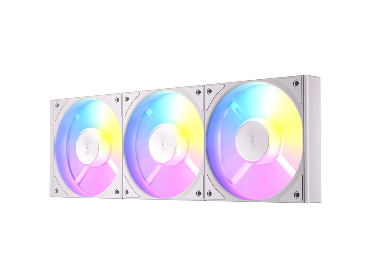 ANTEC C120 ARGB Fan PC Gehäuselüfter 120mm 3er Pack, weiß