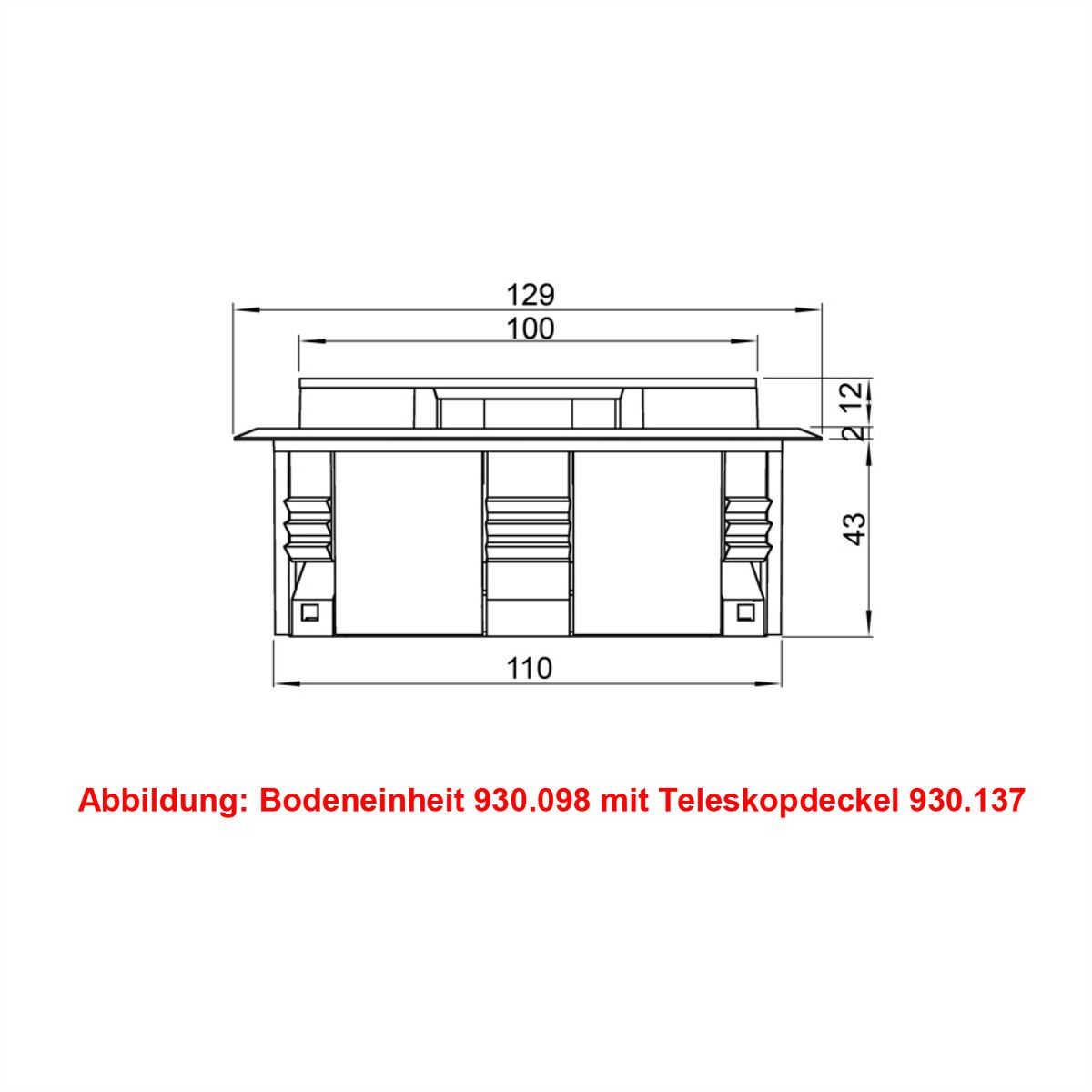 BACHMANN Easy-Outlet silber