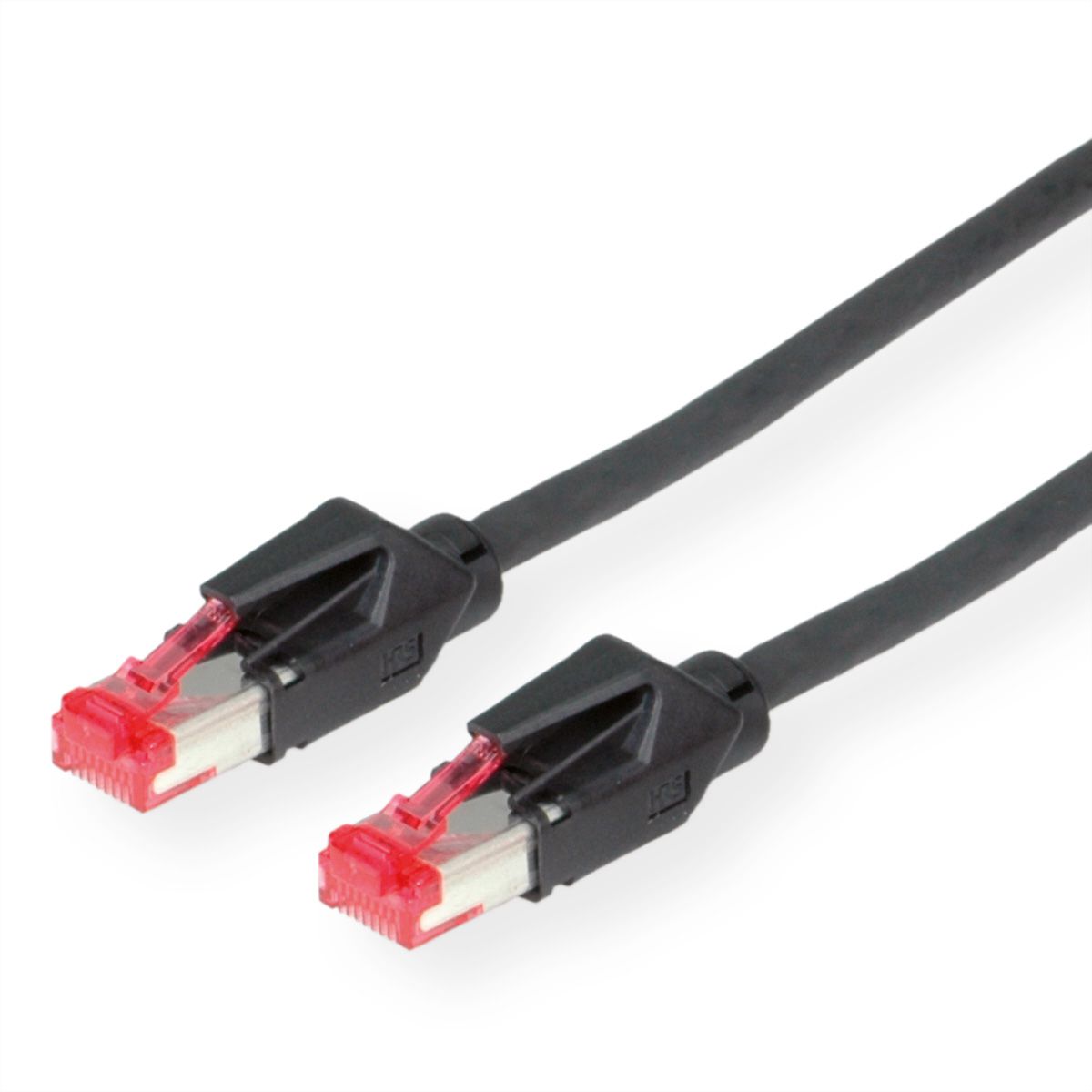 DRAKA Patchkabel Cat.6 (Class E) S/FTP, UC900 TM21, LSOH, schwarz, 1 m