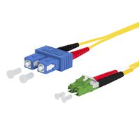 METZ CONNECT OpDAT Patchkabel, SC-D/LC-D APC OS2, 2 m
