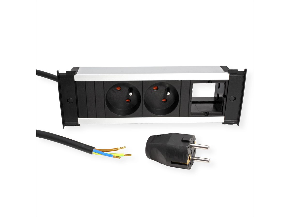 BACHMANN KAPSA S 2xUTE 1xCM Strom 2,0m CEE7/7