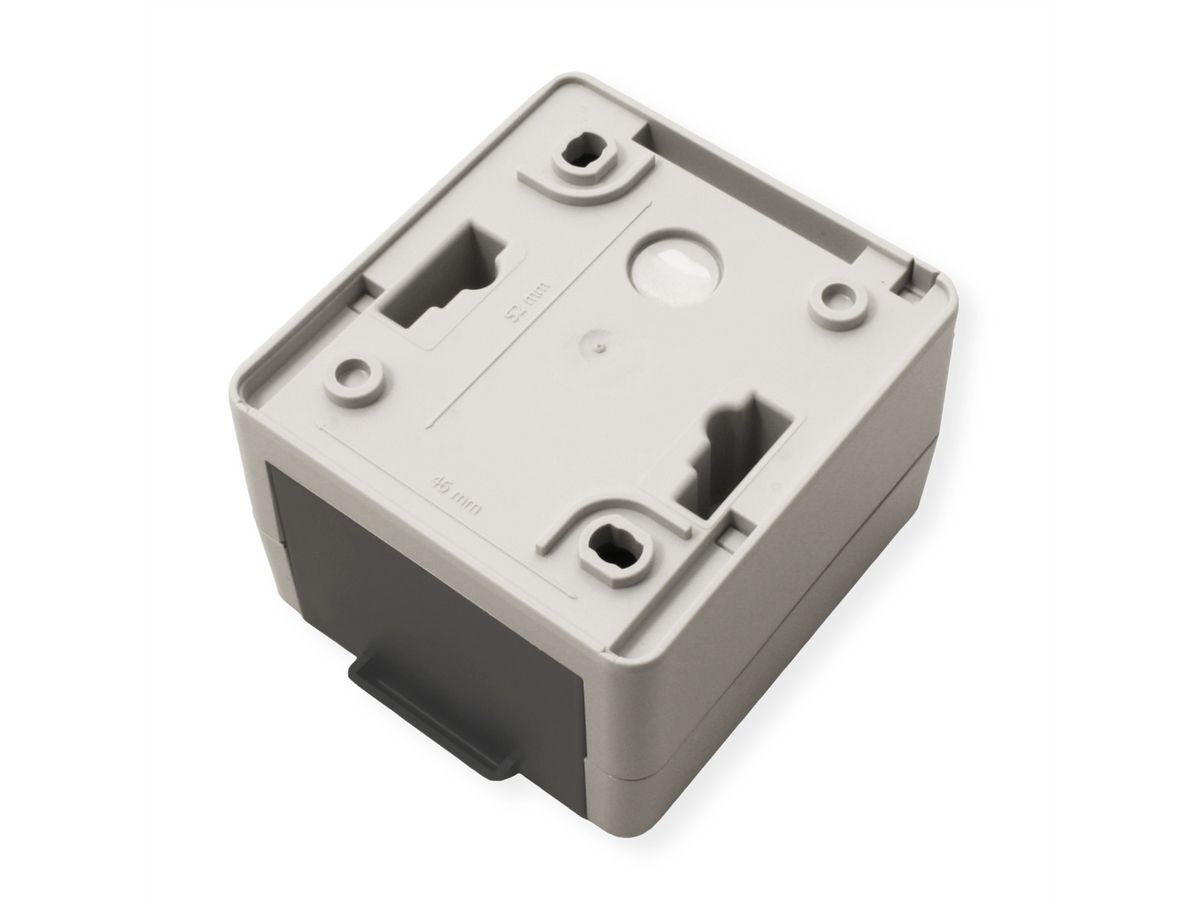 EasyLan preLink / fixLink AP-Dose grau