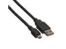 ROLINE USB 2.0 Kabel, Typ A - 5-Pin Mini, schwarz, 0,8 m