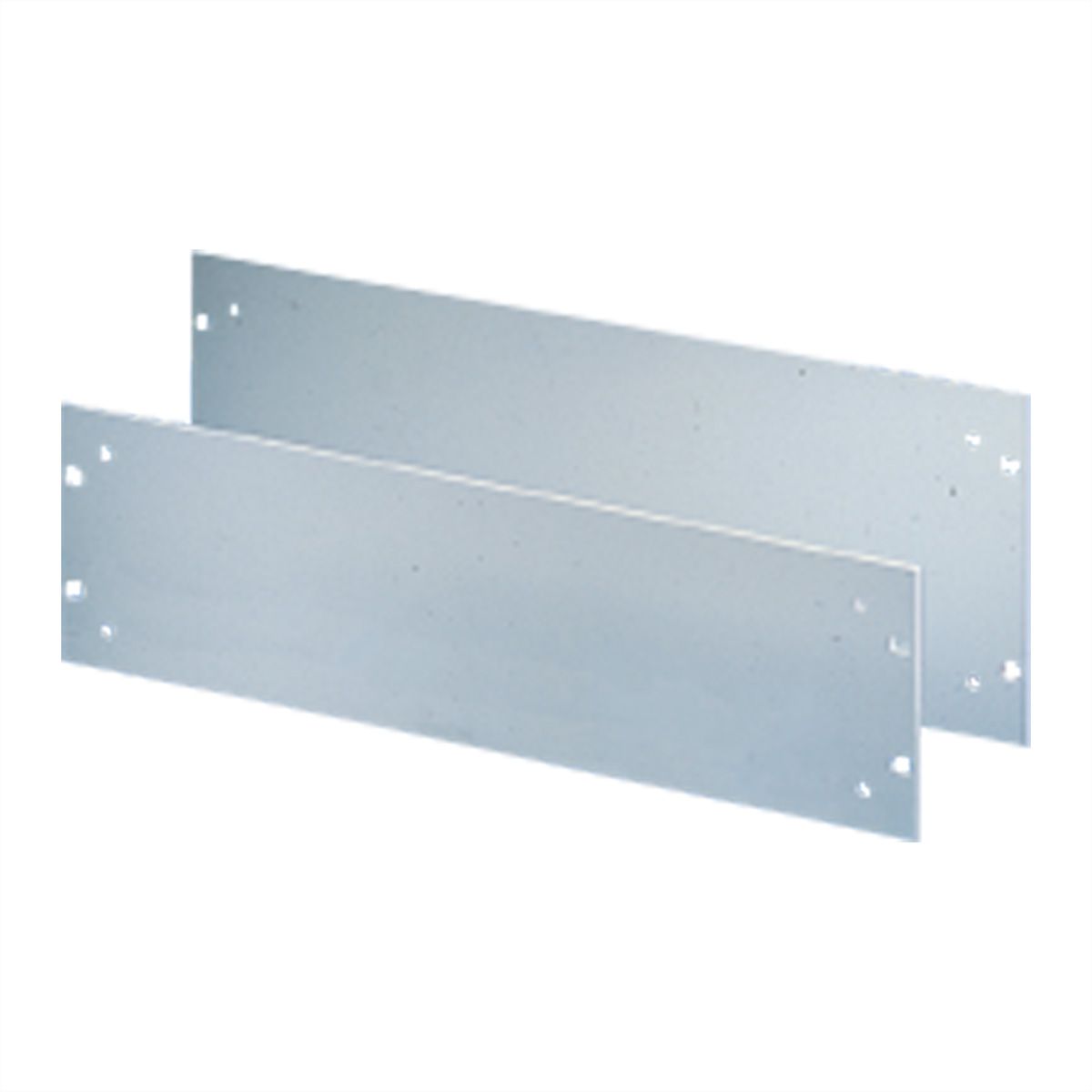 SCHROFF 19"-Frontplatten mit Grifflöcher - 19"-FRONTPLATTE 3HE ELOX.