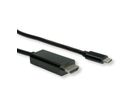 ROLINE USB Typ C - HDMI Adapterkabel, ST/ST, 5 m