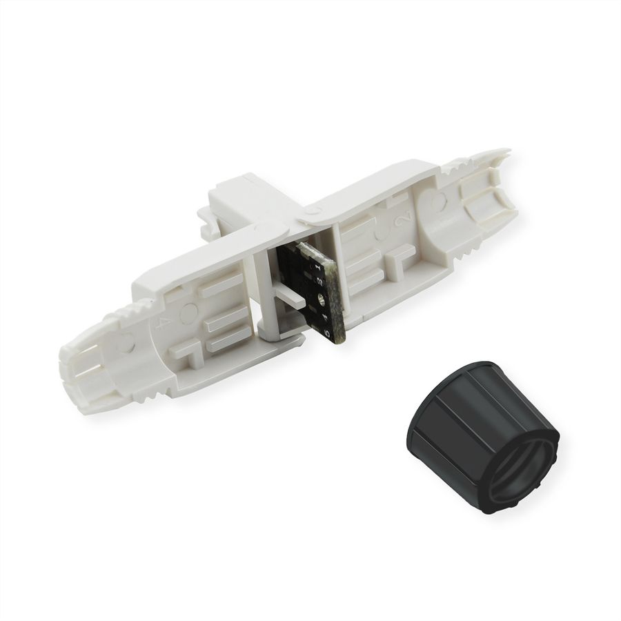 ROLINE feldkonfektionierbarer RJ-45 Stecker Cat.6A (Class EA), UTP, weiß