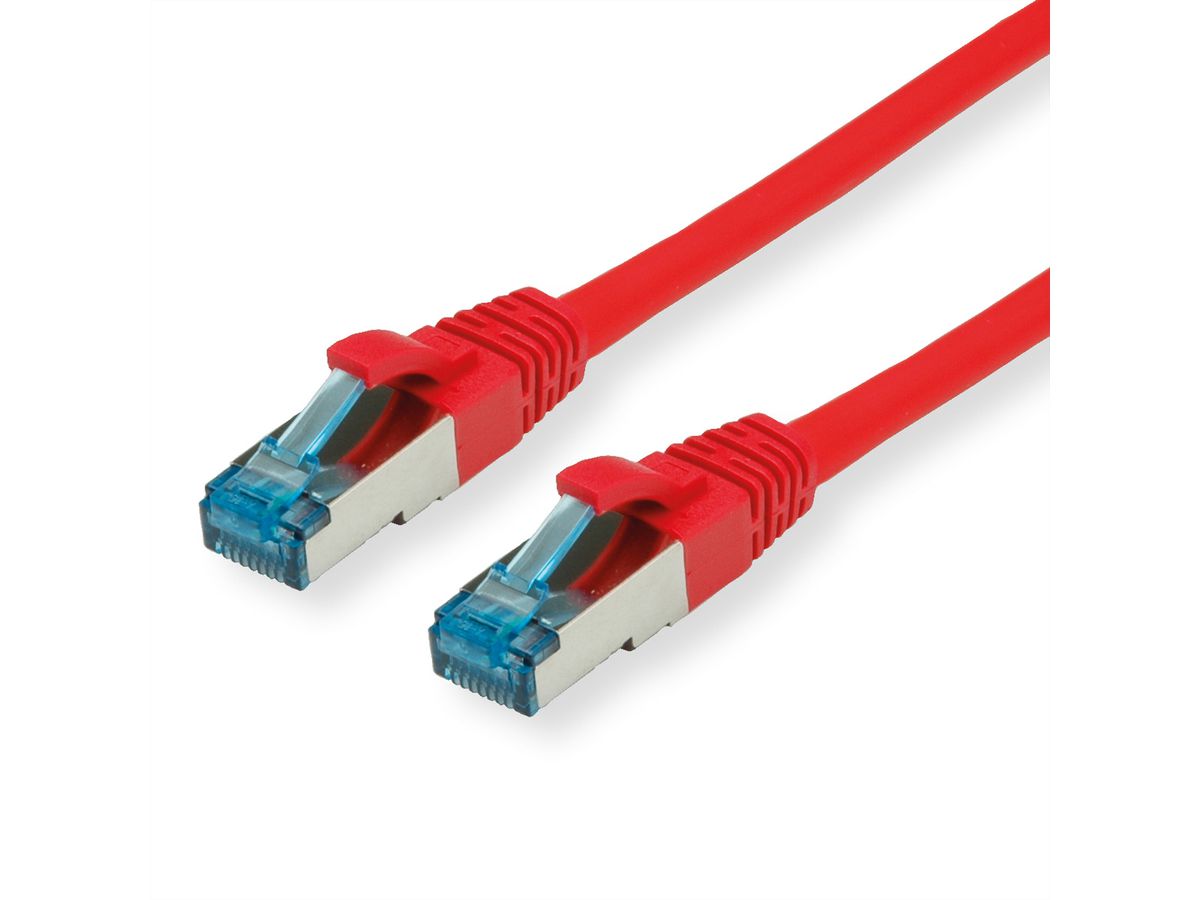 VALUE Patchkabel Kat.6A (Class EA) S/FTP (PiMF), LSOH, rot, 15 m