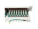 VALUE Kat.5e (Class D) 19"-Patchpanel, 24P, geschirmt, grau