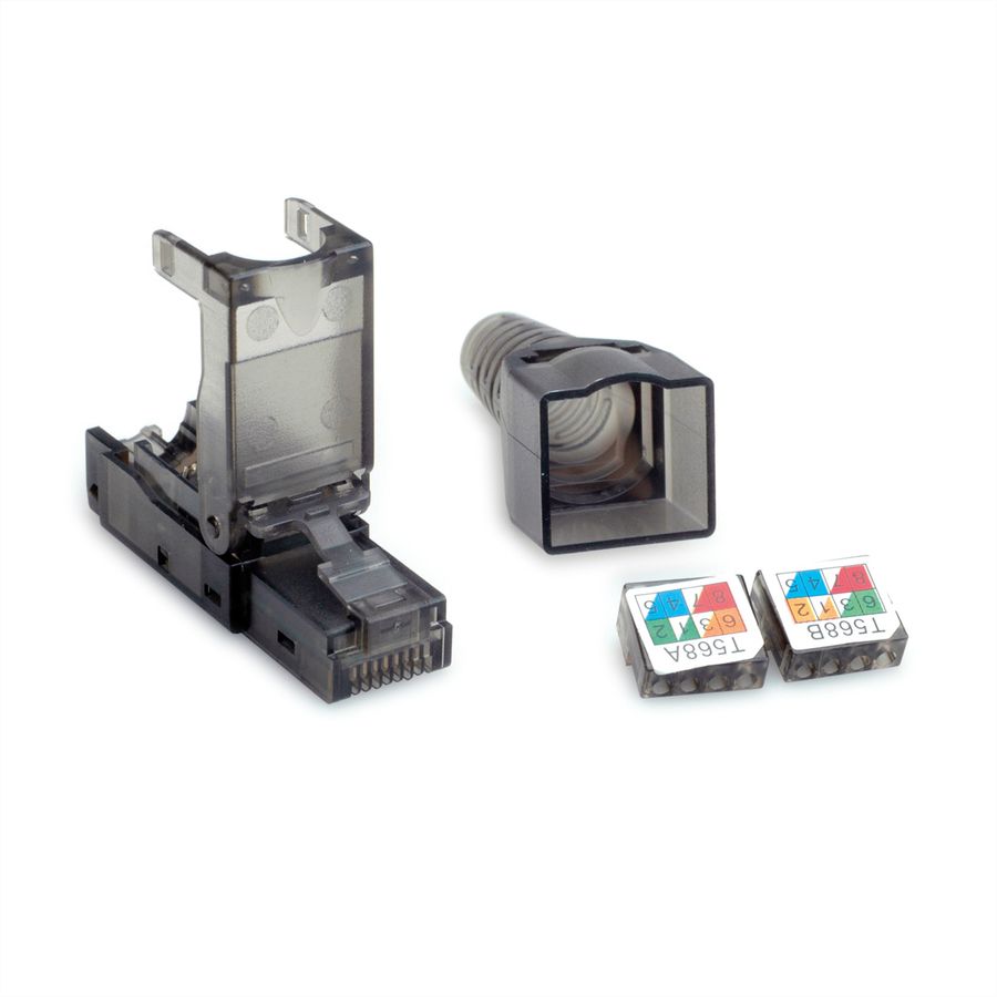 VALUE feldkonfektionierbarer RJ-45 Stecker Cat.6 (Class E), UTP