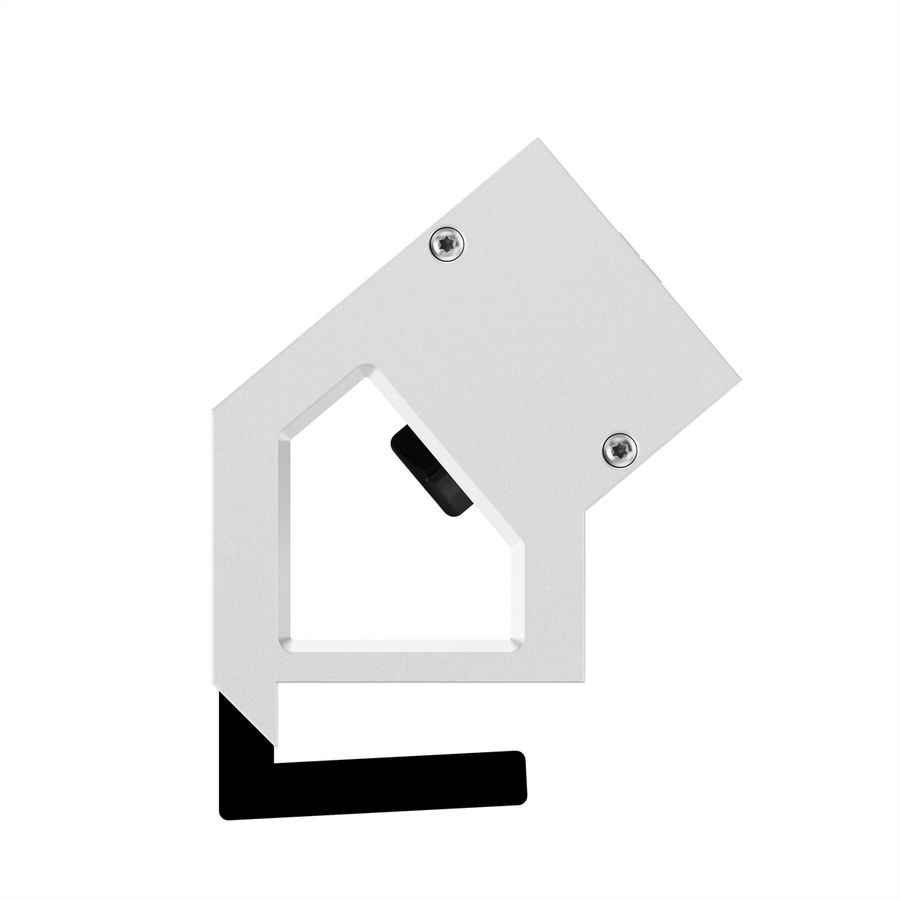 BACHMANN DESK2 ALU WHITE 2xCEE7/3 1xUSB A/C 22W 0,2m GST18