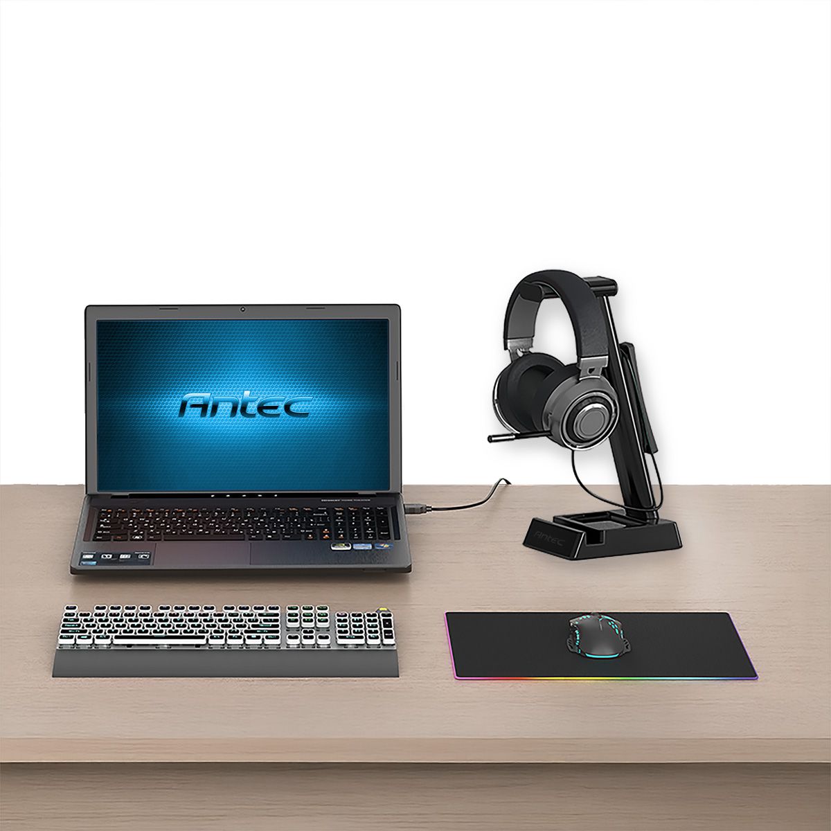 ANTEC SS100 Spectra RGB Headset-Ständer