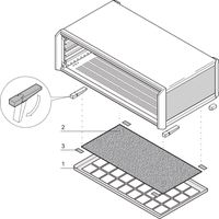 SCHROFF Luftfilter - LUFTFILTER 84TE PROPAC/PRO