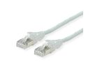 DÄTWYLER Patchkabel Kat.6A (Class EA) S/FTP, CU 7702 flex LSOH, AMP v2, gekreuzt, grau, 2 m