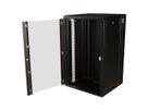 ROLINE 19-Zoll Wandgehäuse Pro 20 HE, 600x600 BxT zweiteilig schwenkbar schwarz